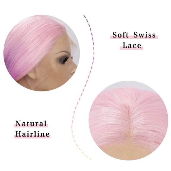 ✨26” RAINBOW UNICORN BODY WAVY LACE FRONT …NEW - Picture 5 of 8